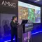 Dr. Audrey Gueniche presenting at AMWC congress in Monaco